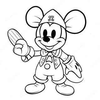 Mickey Mouse Halaman Mewarnai