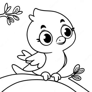 Burung Tweety Halaman Mewarnai