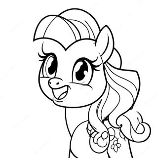 Pinkie Pie Bahagia Halaman Mewarnai 45138-9877