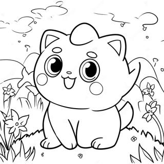 Jigglypuff Halaman Mewarnai