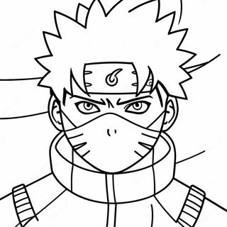 Halaman Mewarnai Kakashi Dengan Sharingan 46322-10135