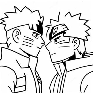 Halaman Mewarnai Kakashi Dan Naruto 46325-10148