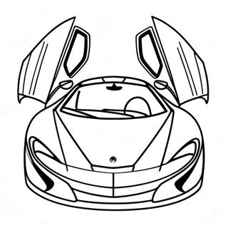 Halaman Mewarnai Mobil Super Mclaren 46619-10211