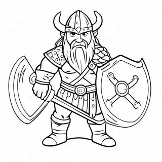 Viking Halaman Mewarnai