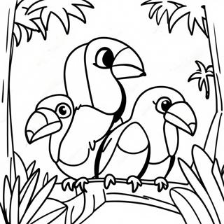 Toucan Halaman Mewarnai
