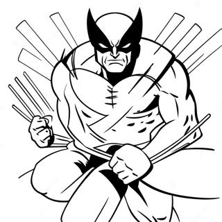 Wolverine Halaman Mewarnai
