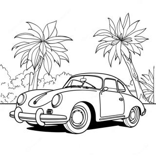 Gambar Mewarnai Porsche 356 Klasik 49521-10841