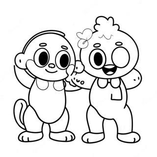 Gambar Mewarnai Petualangan Gumball Dan Darwin 49602-10850