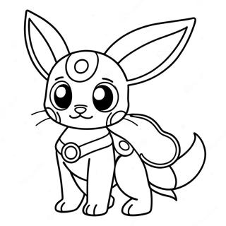 Gambar Mewarnai Umbreon Yang Garang Siap Bertarung 49899-10926