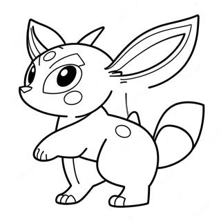 Gambar Mewarnai Umbreon Yang Garang Siap Bertarung 49899-10927