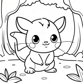 Gambar Mewarnai Raichu Di Hutan 49984 10937