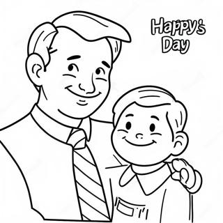 Gambar Mewarnai Selamat Hari Ayah 50261-10990