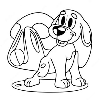 Gambar Mewarnai Pluto Dengan Tulang Besar 52755-11543