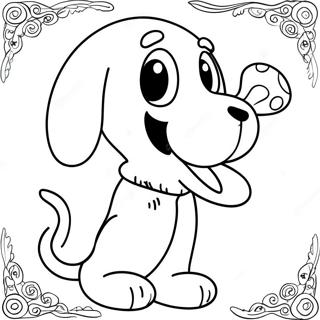 Gambar Mewarnai Pluto Dengan Tulang Besar 52755-11544