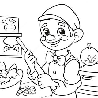 Pinocchio Di Pabrik Mainan Di Halaman Mewarnai 54456-11915