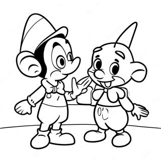 Pinocchio Dan Jiminy Cricket Di Halaman Mewarnai 54457-11918