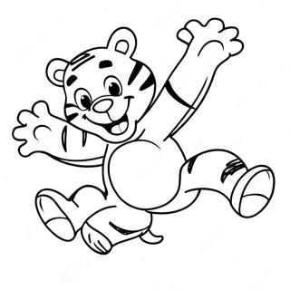 Tigger Halaman Mewarnai