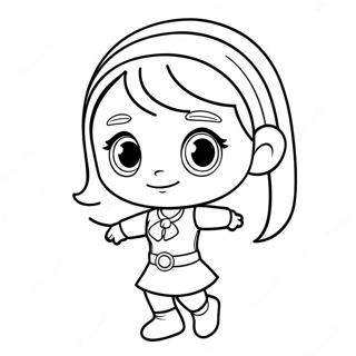 Halaman Mewarnai Abby Hatcher Yang Petualang 58116 12716