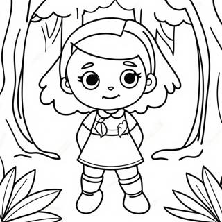 Halaman Mewarnai Abby Hatcher Di Hutan Yang Berwarna Warni 58117 12718