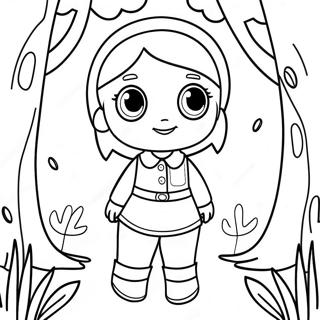 Halaman Mewarnai Abby Hatcher Di Hutan Yang Berwarna Warni 58117 12719