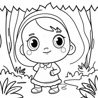 Halaman Mewarnai Abby Hatcher Di Hutan Yang Berwarna Warni 58117 12720