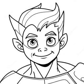 Gambar Mewarnai Beast Boy Bertransformasi 58656-12838