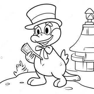 Halaman Mewarnai Pencarian Harta Scrooge Mcduck 58740-12852