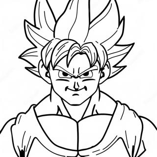 Gambar Mewarnai Goku Super Saiyan 5899-2299