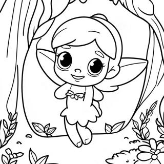 Gambar Mewarnai Tinker Bell Di Hutan Ajaib 60315-13225