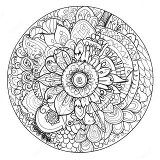 Gambar Mewarnai Mandala Hewan Berwarna Warni 60495-13250