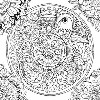 Gambar Mewarnai Mandala Hewan Rumit 60496-13253