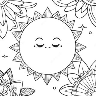 Boho Halaman Mewarnai