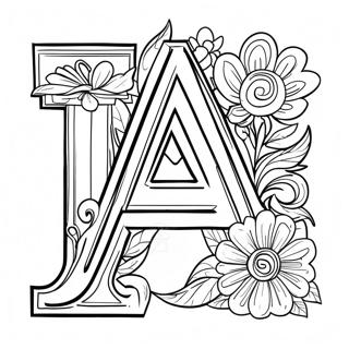 Halaman Mewarnai Huruf A Yang Animasi 64145-14236