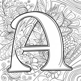 Halaman Mewarnai Huruf A Yang Keren 64146 14238