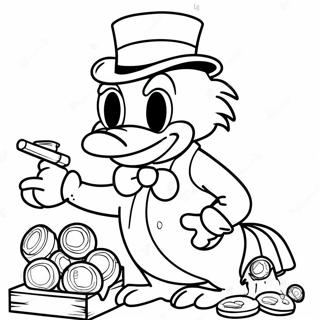 Halaman Mewarnai Harta Karun Scrooge Mcduck 64985-14111