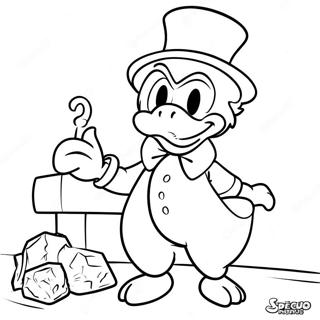 Halaman Mewarnai Harta Karun Scrooge Mcduck 64985-14112