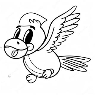 Halaman Mewarnai Peluncuran Mcquack Terbang 64987-14118