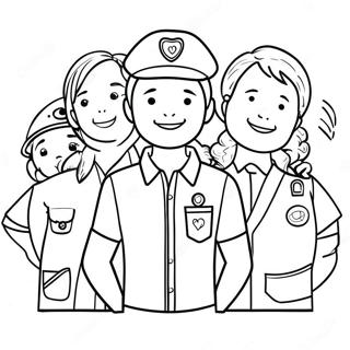 Halaman Mewarnai Pembantu Masyarakat 66901-14628