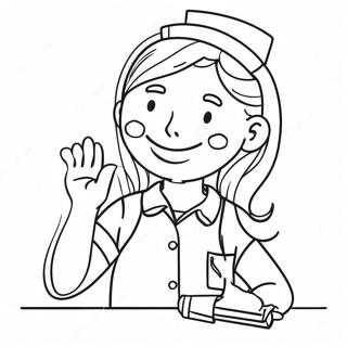 Halaman Mewarnai Perawat Yang Peduli 66904 14638