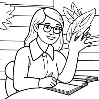 Pembantu Komunitas Halaman Mewarnai