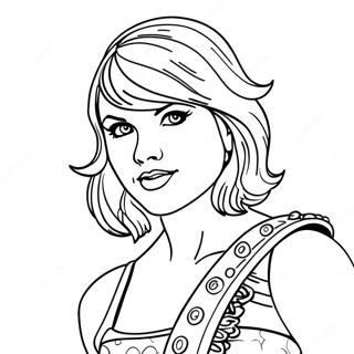 Halaman Mewarnai Taylor Swift Di Konser 69302-15182