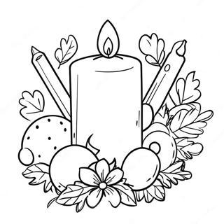 Halaman Mewarnai Advent 69958-15306