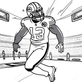 Tyreek Hill Halaman Mewarnai