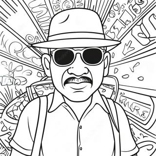 Halaman Mewarnai Tag Grafiti Gengster Keren 71404 15638