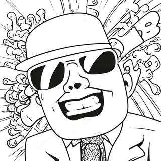 Halaman Mewarnai Tag Grafiti Gengster Keren 71404 15640