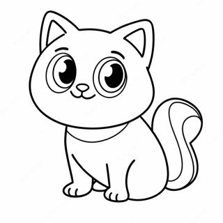 Halaman Mewarnai Hewan Peliharaan Tiktok Imut 72441-16194