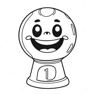 Halaman Mewarnai Gumball Dengan Senyuman Besar 72960-16599