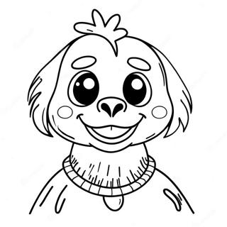 Halaman Mewarnai Chica Yang Menyeramkan 73061-16675