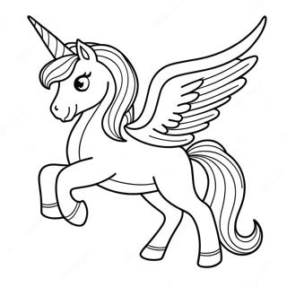 Alicorn Halaman Mewarnai