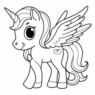 Halaman Mewarnai Alicorn 73110-16707